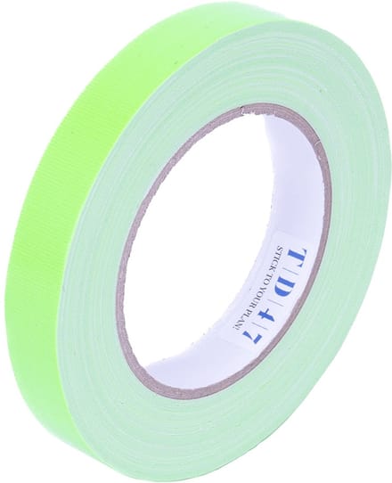 TD47 Gaffa Tape 19mm x 25m Fluor Groen