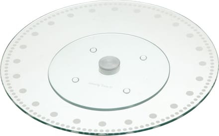 KitchenCraft Sweetly Does It Taart Standaard - 30 cm Glas - Transparant