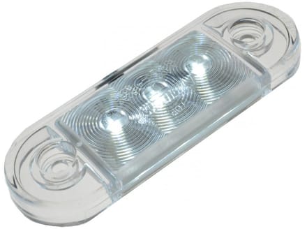 Markeringslicht - Ledson - 3.3 - 8.3cm - Wit - 12V-24V