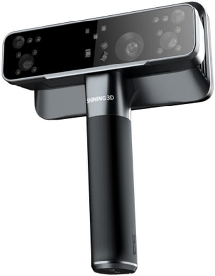 Shining3D EinScan Rigil Draadloze 3D Laser Scanner – Tri-Mode, 0,04mm Nauwkeurigheid, WiFi 6