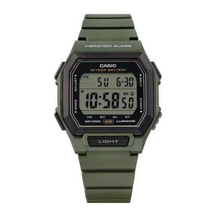 Casio Casio Collection W-738H-3AVEF Horloge - Kunststof - Groen - Ø 43 mm