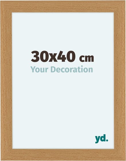 Your Decoration - Fotolijst 30x40 cm - MDF - Beuken - Como