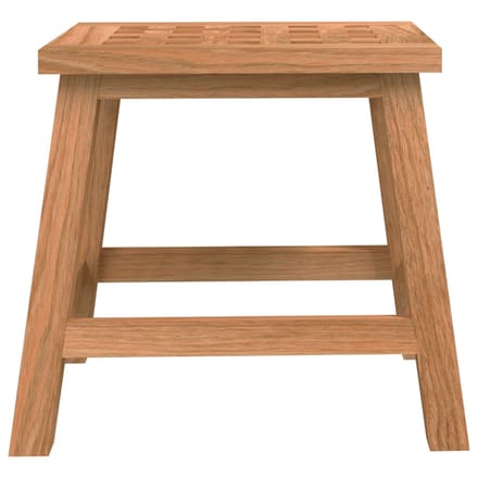 vidaXL - Opstapkrukje - 29x22,5x25,5 - cm - massief - walnotenhout