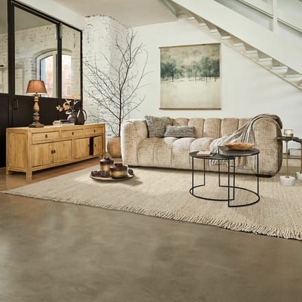 LOBERON Vloerkleed Levraut crème