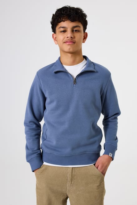 GARCIA Jongens Effen Sweater Blauw Lange mouw