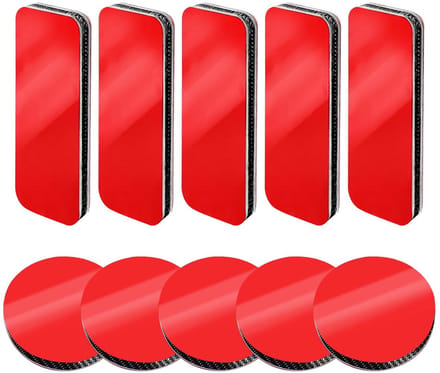 Allecto - Lijmstrips - 10 Paar - Waterdicht - Warmtebestendig - Ronde
