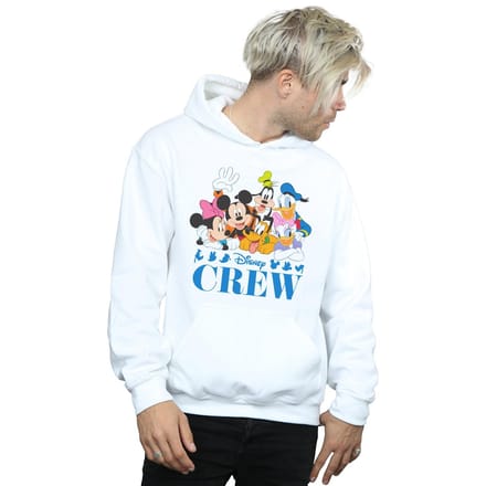 Disney Heren Mickey Mouse Disney Vrienden Hoodie (Wit)