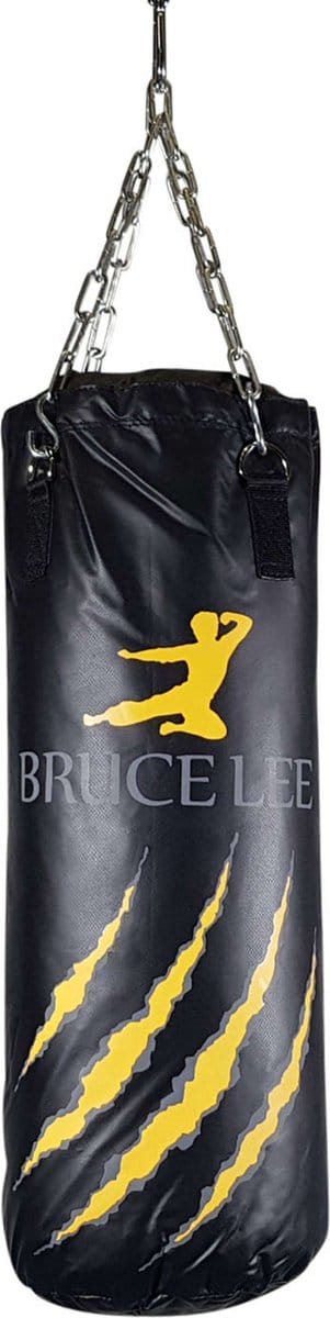Bruce Lee Bokszak bisonyl 70 cm 12 kg zwart/geel