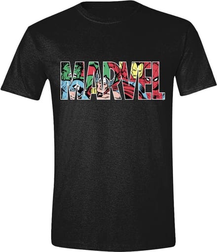 PCMerch - Logo Character Infill Heren Tshirt - M - Zwart
