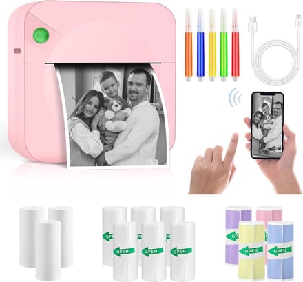 Draagbare Mini Fotoprinter met Bluetooth - Thermische Fotoprinter voor Smartphone