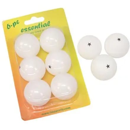Set van 6 tafeltennisballen Softee Essential