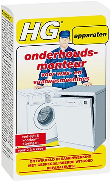 HG onderhoudsmonteur - geschikt voor (vaat)wasmachines - 1 x 200 gram