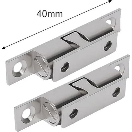 1 stuks Meubeldeur Kogelvanger Messing Dubbele Roller Veer Kogelvanger Sluitingen Kast Deur Verstelbare Spanning Sluiting 40mm