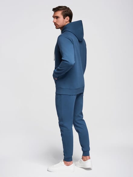 OMBRE Set - Katoen - Lange Mouw - Effen Donkerblauw L