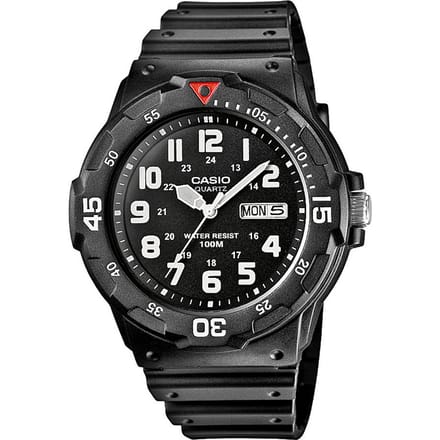 Casio MRW 200H 1BVEF Heren horloge zwart - 44.6 m