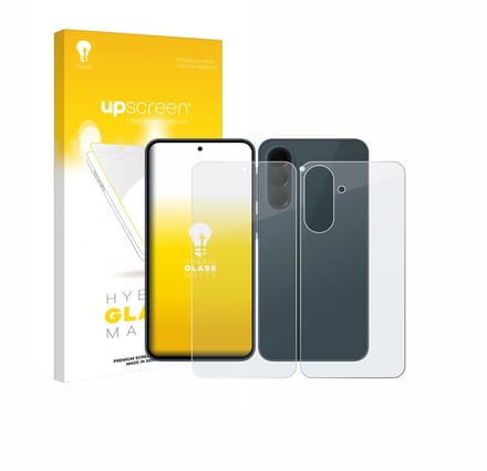 upscreen - Screenprotector voor Samsung Galaxy A37 5G (Voor+Achter) - Folie Beschermfolie Beschermglas matte