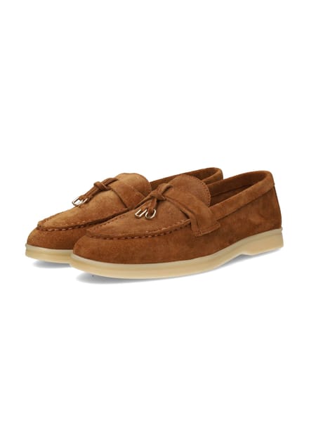 Poelman Zalama Dames Loafers - Licht bruin