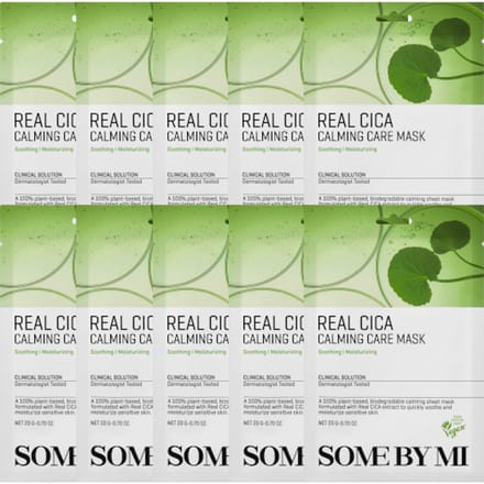 [Promotie] SOME BY MI - Real Cica Calming Care Mask - 10stukken