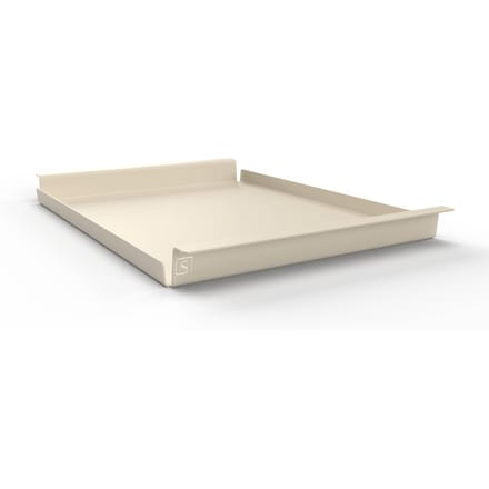 Steellish Dienblad Rechthoek - Tray - Aluminium - Parel Wit - Crème - 62x44x5