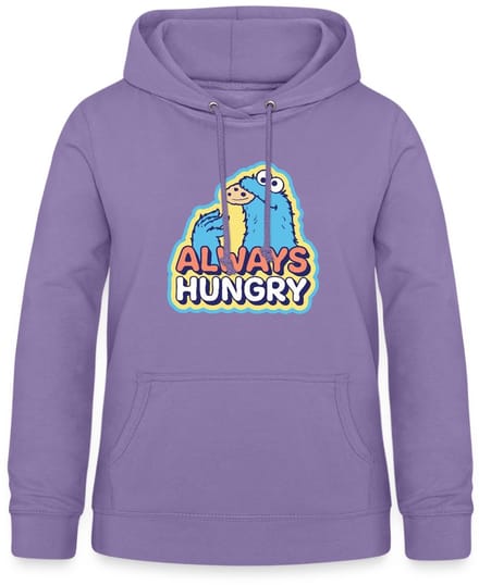 Sesamstraat Koekiemonster Altijd Hongerig Hoodie Dames