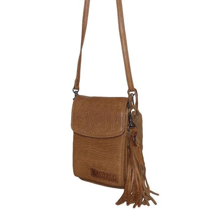 Bag2Bag Schoudertas / Heuptas / Portemonnee Yuka Porto Cognac