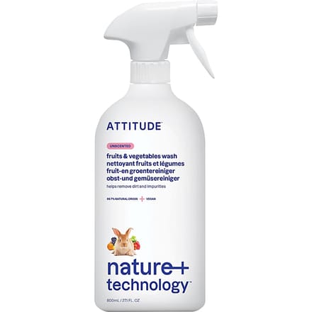 ATTITUDE Groente- en Fruitreiniger - Spray - 800ml ECO - duurzaam