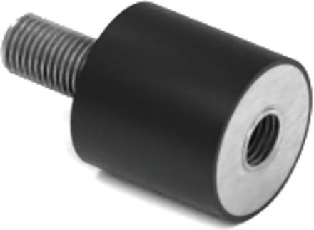 Rubbermagazijn - Trillingsdemper - Type B - 8x8mm - M3 - Set 10 stuks
