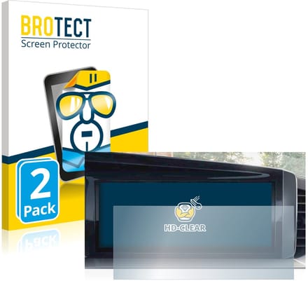 BROTECT - Screenprotector voor Opel Mokka B 2022 Infotainment System 10" - Folie Beschermfolie transparant