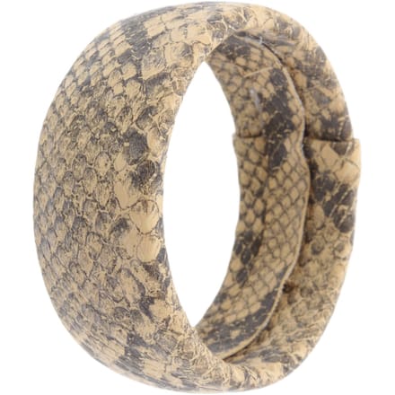 Behave – Armband – Zandkleur – Slangenprint – Breed Design – Statement Look
