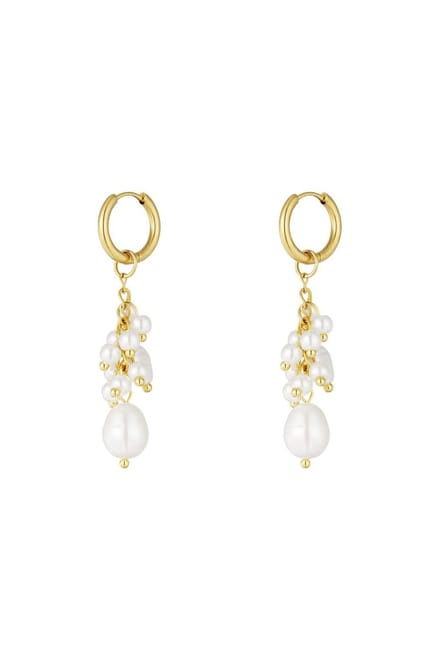 Golden touch oorbellen