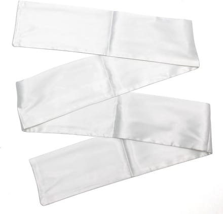 Jumada's - te Spannend Bondage Spel - Blinddoek - Geschikt voor Bondage - Nylon - Wit - Lengte 150 cm - Breedte 10 cm
