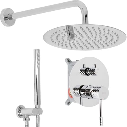 Rea Lungo +Box - Inbouwdoucheset - Chroom - 36X16X8Cm