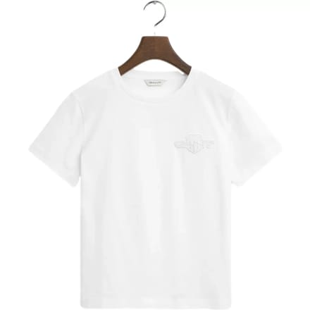 Dames T-shirt regular Gant Tonal Shield