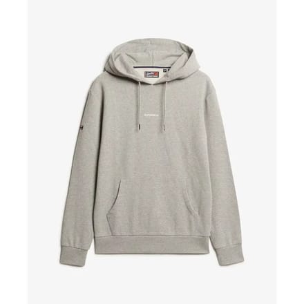 Superdry Effen Hoodie Grijs Grootte: XL