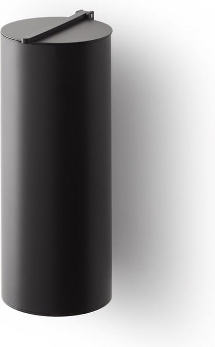 Afvalemmer wandmodel - BIN4, mat zwart.