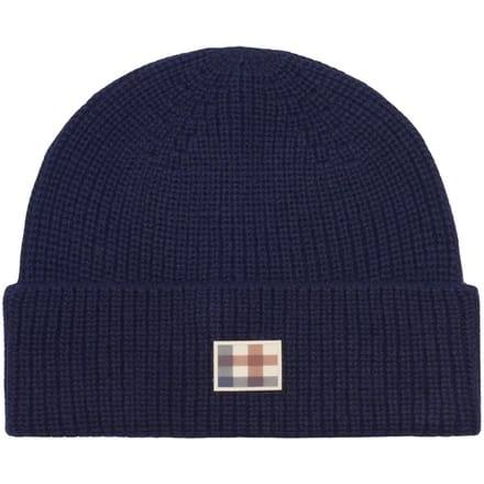 Aquascutum Unisex Active Wool Blend muts voor volwassenen (Marineblauw)