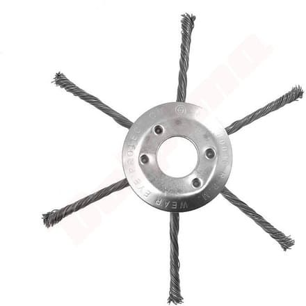 Onkruidborstel metaal SPIDER L6 180mm 7'' 25,4mm