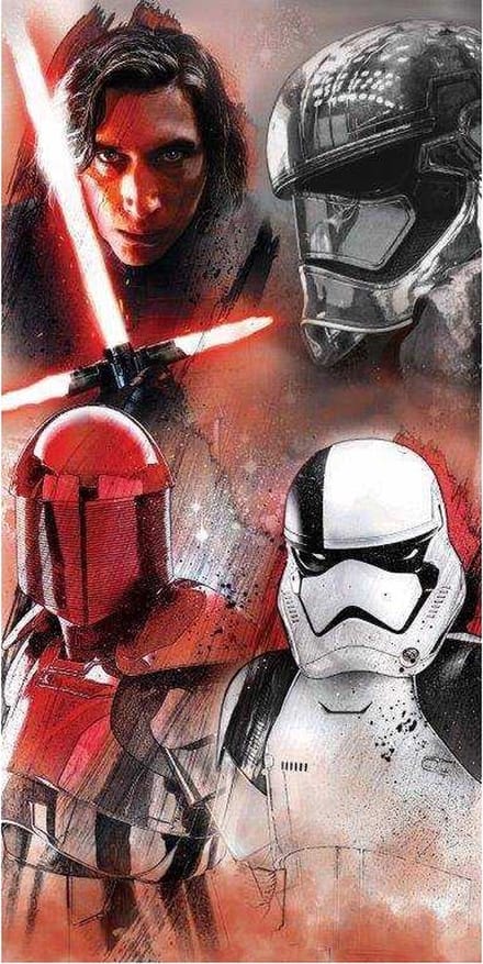 Star Wars strandlaken - 140 x 70 cm. - Starwars handdoek