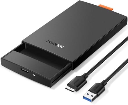 Ugreen - pocket - SSD / HDD schijfbehuizing 2.5 USB 3.0 SATA zwart - (CM237)