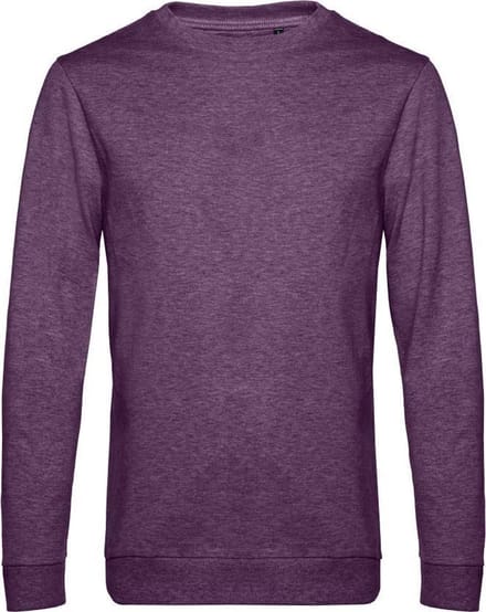 B&C Heren in sweatshirt (Heide Paars)