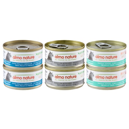 24 x 70 g Tonijn Almo Nature HFC Natural kattenvoer