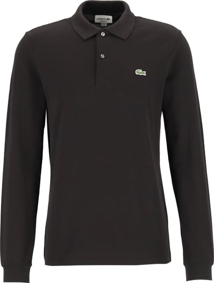 Lacoste Classic Fit polo lange mouw - zwart