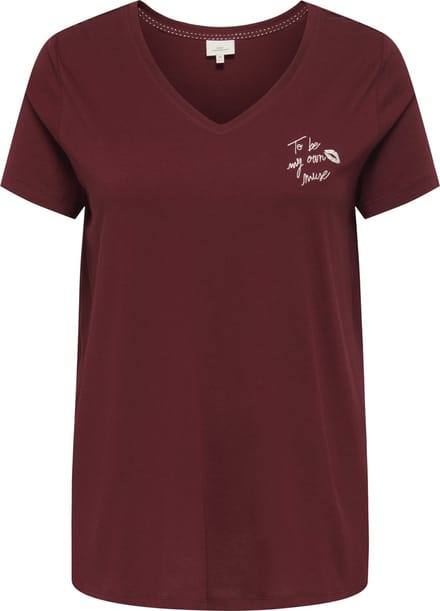 ONLY CARMAKOMA - CARKALLIE LIFE SS V-NECK A-SHAPE TEEJRS - Meisjes - T-shirts