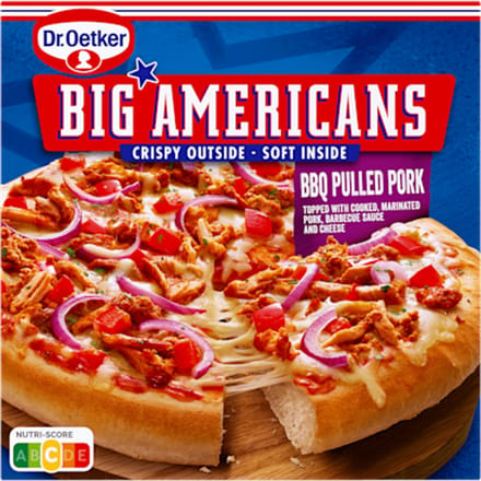 Big Americans pizza BBQ Pulled pork