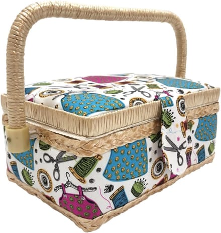 mavoa® Naaimand - Naaikoffer - Naaidoos - 20L x 13W x 9H