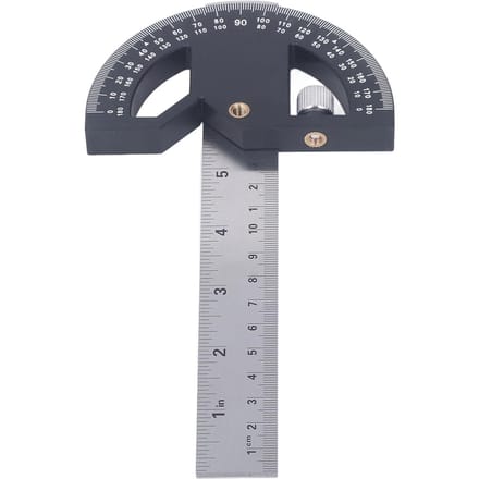 Hoekmeter Timmerman Hoekliniaal voor Houtbewerking Randmeting en Aftekenen 8 inch gray