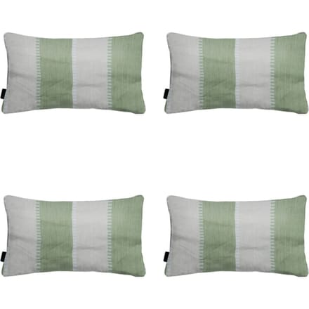 Madison - Sierkussen Banda kaki - Ca. 30x50 cm - Set van 4