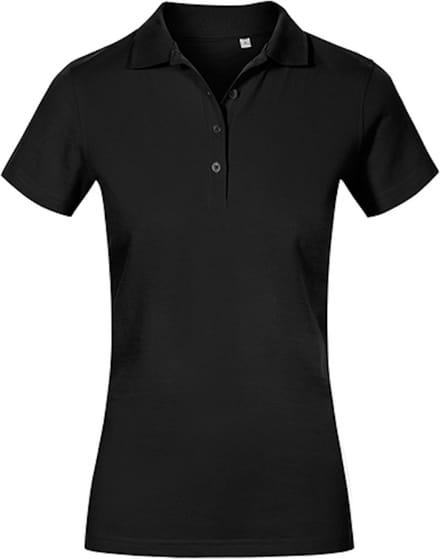 Damespolo 'Promodoro' met korte mouwen Black - M