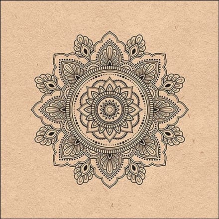 Ambiente Servetten 33x33cm Mandala Nature 20 stuks