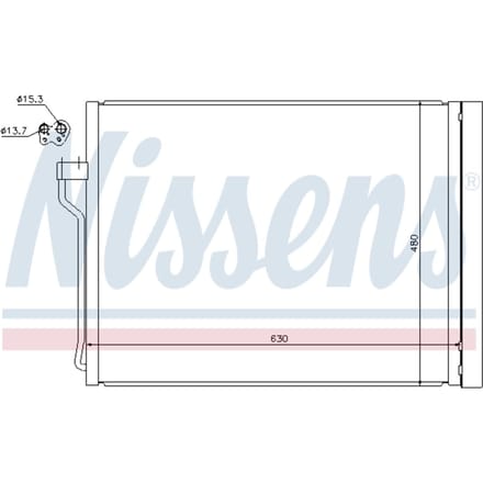 Condensor, airconditioning NISSENS 940288